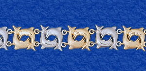Square Double Porpoise Bracelet