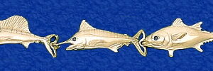 "Offshore Slam" Fish Bracelet Men's (14-49)