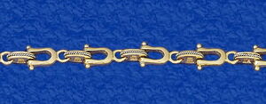Shackle And Pulley Link with Rope Bracelet (14-77)