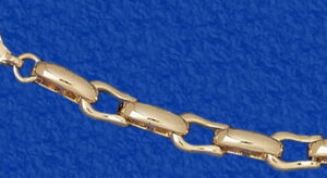 "The Commodore" Gold Shackle & Bar-link Bracelet