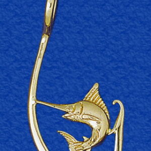 Marlin "Mini" on Hook Pendant (0-61)