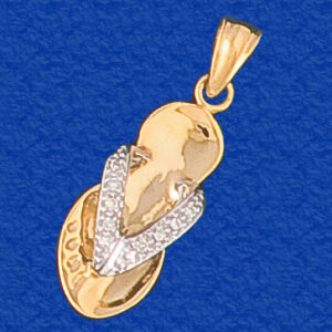 Diamond Sandal Pendant
