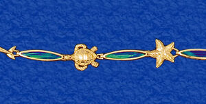 Sea Life Bracelet with Opal