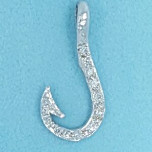SMALL DIAMOND HOOK PENDANT