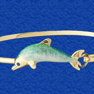 Porpoise Bangle Enameled