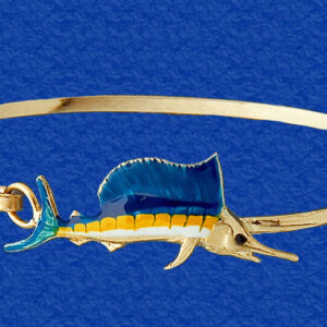 Sailfish Bangle Enameled