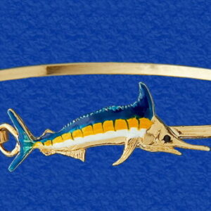 Marlin Bangle Enameled