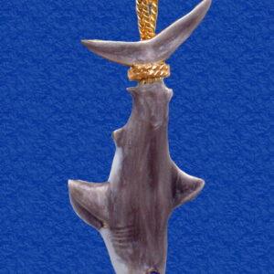 Mako Enameled with 18K Gold Accents (Large)