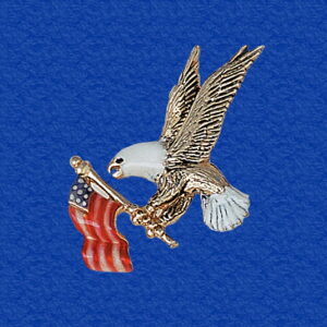 Eagle with American Flag
