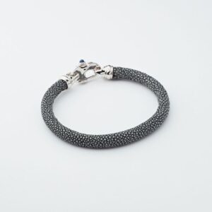 GENUINE STINGRAY BRACELET WITH MARINER'S CLASP