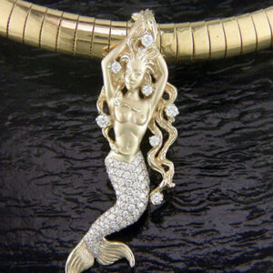 MERMAID QUEEN  "OCEANA" PENDANT