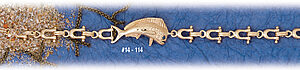 Fish On Mahi mahi Shackle Bracelet 14-10