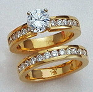 Engagement and Wedding Ring Set