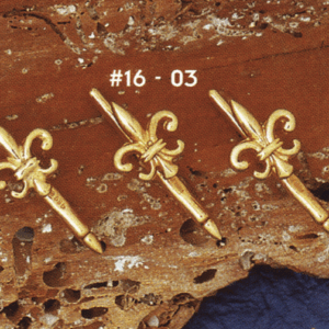 Fleur de Lis ( The North Arrow ) Tux Studs