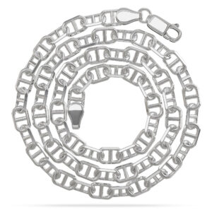 Mariner Link "Knife Edge" Anchor Chain - Sterling Silver (14-208SS)