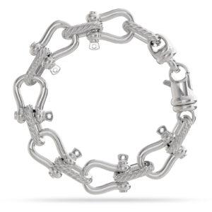 Heavy Nautical Shackle Link Bracelet (15mm)